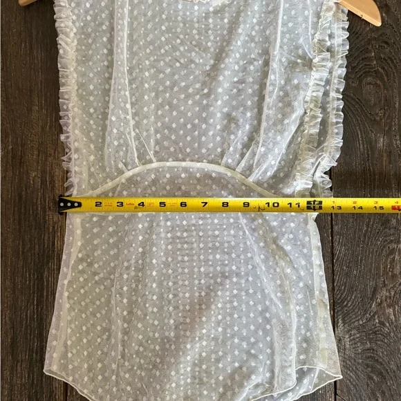 Free People Sleeveless Lace Ruffle Top - Picture 7 of 13